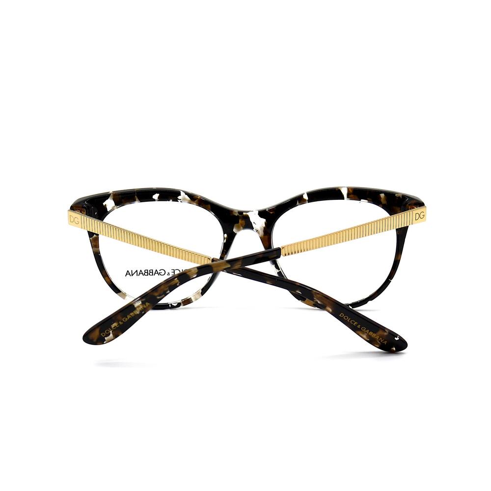 DOLCE&GABBANA DG3316 911 BLACK HAVANA AUTHENTIC EYEGLASSES FRAME - Picture 6 of 9